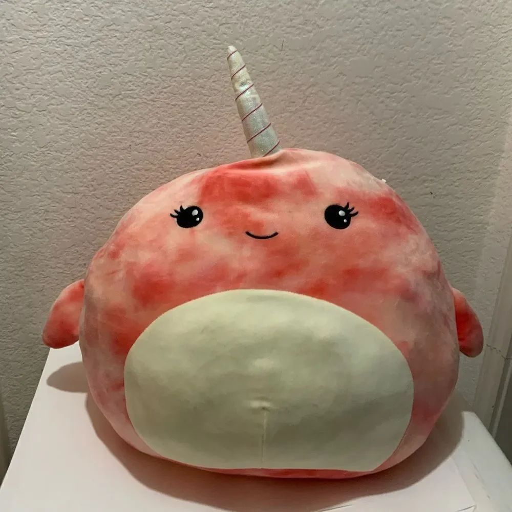NEW *RARE* Amiah the Narwahl 16" Squishmallow Official KellyToy NWOT LIMITED